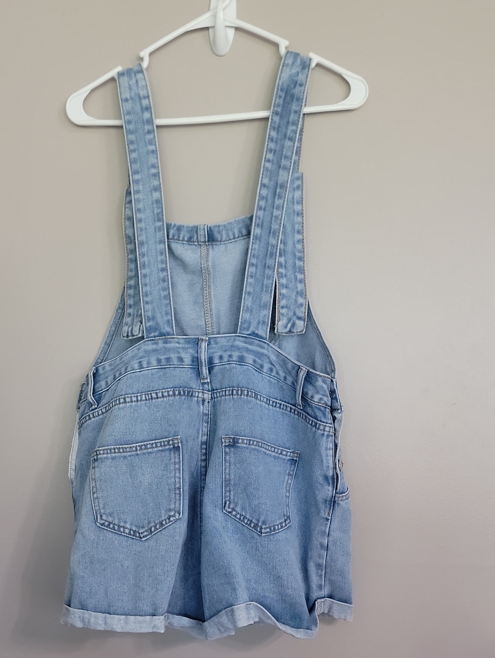 SHEIN Jean Short Alls Overalls Size 8 / 10 - Picture 6 of 10